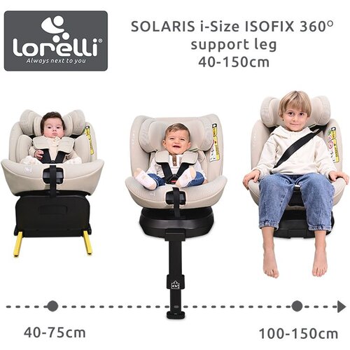 Lorelli Solaris autosjedalica i-size Isofix 360&amp;deg; 40-150 cm, Pin Slike
