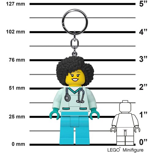 Lego Iconic privezak za ključeve sa svetlom: Dr. Fliber ( LGL-KE192H ) Slike
