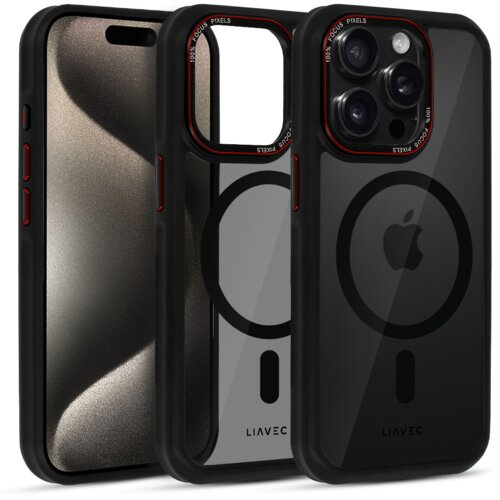 LIAVEC Hybrid Smoke Magsafe maska za iPhone 15 Pro Max Cijene