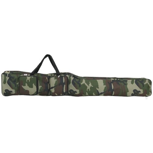 vidaXL Torba za ribiške palice zelena kamuflažna 160 cm oxford tkanina Cene