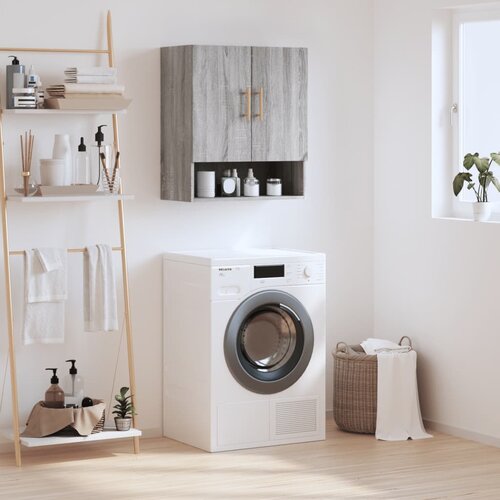 vidaXL Stenska omarica siva sonoma 60x31x70 cm inženirski les Cene