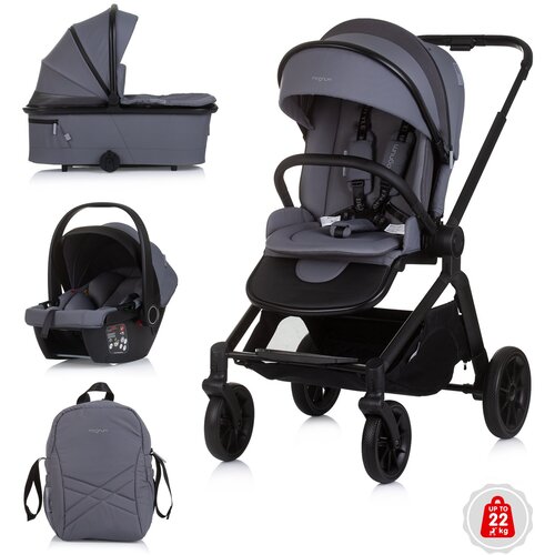 Chipolino dječja kolica 3u1 Magnum Anthracite Cijene