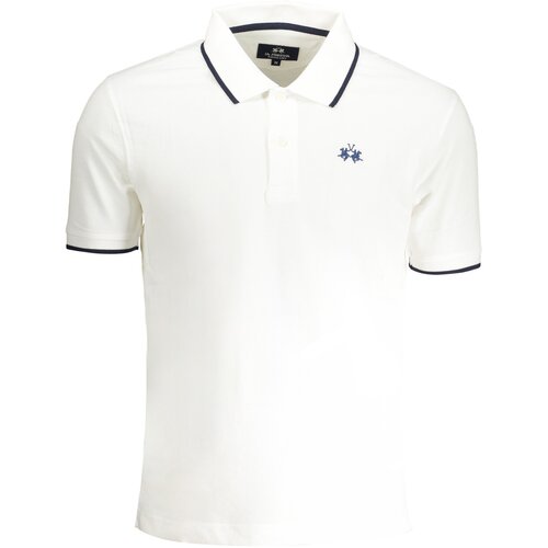 La Martina MEN&amp;amp;#39;S SHORT SLEEVE POLO WHITE Slike