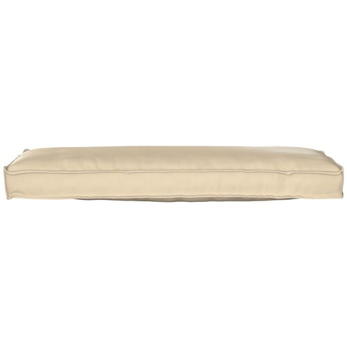 VidaXL Paleta blazina za klop bež 120x40x8 cm Oxford tkanina Slike