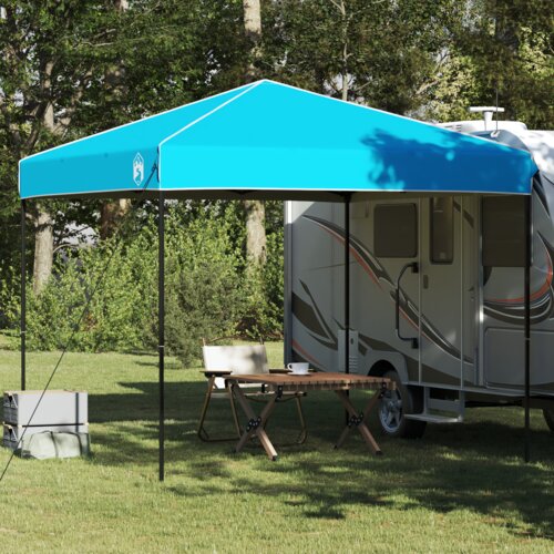 VidaXL &amp;Scaron;ator s nadstre&amp;scaron;nicom Plava 250 x 250 x 227 / 236 / 245 cm Slike