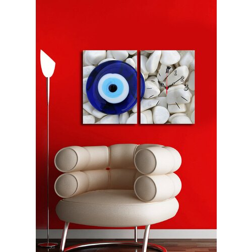 Wallity zidni sat 2P3040CSMOR-9, 64x40 cm, 2 dela Cene