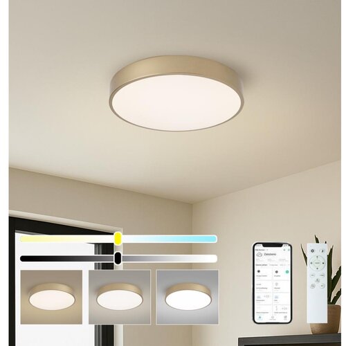  Brilagi-LED prigu&amp;scaron;iva svetiljka POOL SMART LED/48W/230V 40 cm Wi-Fi Tuya zlatna + daljinski upravljač Slike