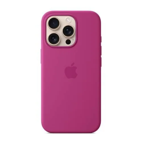 Apple iPhone 16 Pro Silicone Case Fuchsia, (21455938)