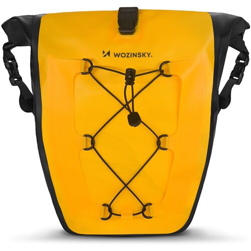 Wozinsky Vodotesna kolesarska torba, prtljažnik, 25l, rumena, (21228074) Cene