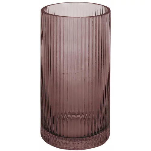 PT LIVING smeđa staklena vaza Allure, visina 20 cm