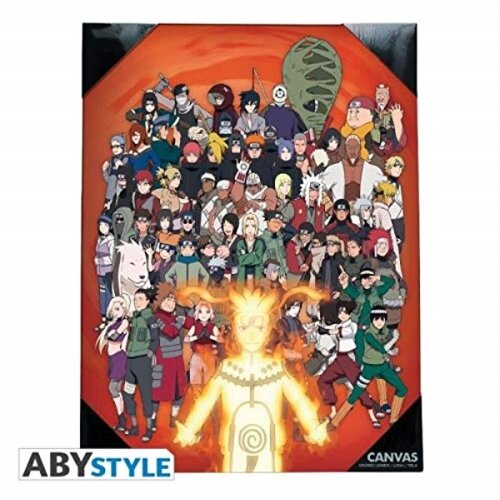 Abystyle Naruto Shippuden - Platno - Groupe (30x40), (21241348) Slike