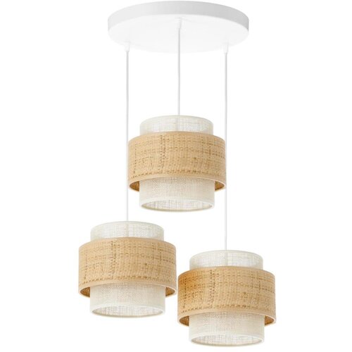 Visilica na sajli BOHO 3xE27/60W/230V juta/krem Cene