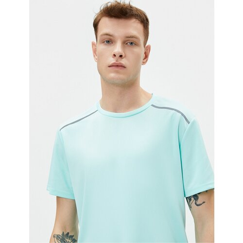 Koton Sports T-Shirt Crew Neck Reflective Printed Short Sleeve Cene