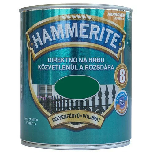 HAMMERITE Lak za kovino Hammerite Polmat (750 ml, zelen)