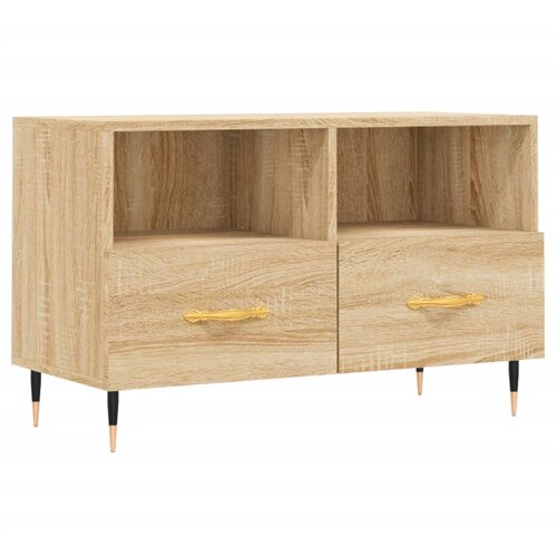 vidaXL TV omarica sonoma hrast 80x36x50 cm inženirski les, (20913966) Cene