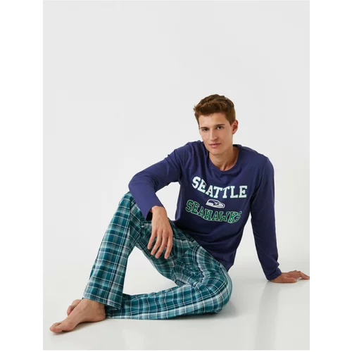 Koton Pajama Set - Multi-color - Plaid
