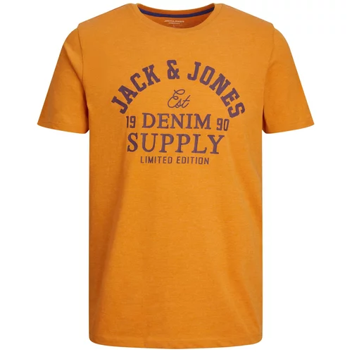 Jack & Jones Majica jagoda / oranžna