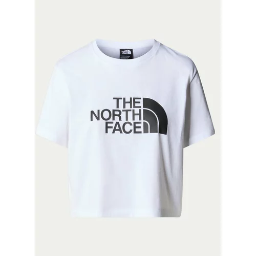 The North Face Majica Easy NF0A87NA Bela Relaxed Fit