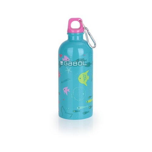 Gabol Aluminijumska boca za vodu sa zakačkom 7x21 cm 600ml Acqua ( 16ADG235748 ) Slike