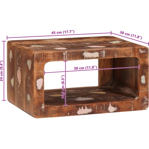 VidaXL Noćni ormarići Čvrsto drvo iz recikliranih materijala Slike