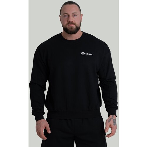 STRIX Dukserica ZOA Relaxed Black Slike