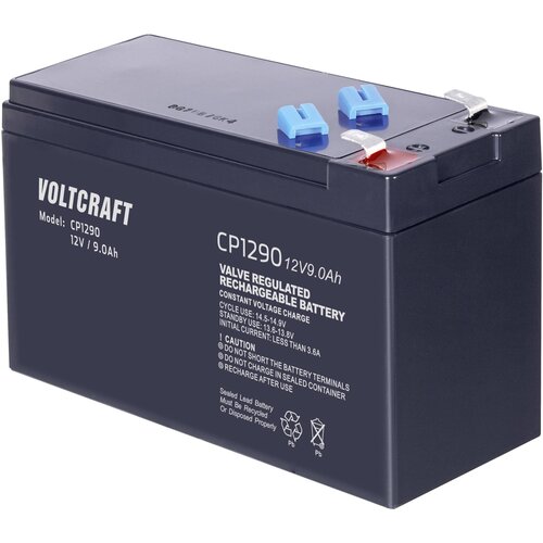 Voltcraft CE12V/9Ah VC-12668685 svinčeni akumulator 12 V 9 Ah svinčevo-koprenast (Š x V x G) 151 x 100 x 65 mm ploščati vtič\, 6\,35 mm brez vzdrževanja, (20829050) Cene