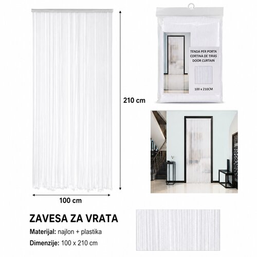 KMT Zavesa za vrata, Bela Slike
