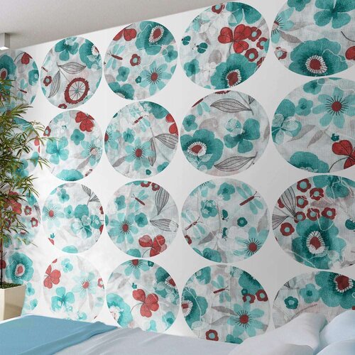  Tapeta - Turquoise meadow - circle 50x1000 Cijene