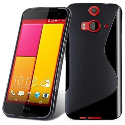 Cadorabo Case, združljiv s HTC v oksidnem črni barvi - za&scaron;čitni pokrov iz fleksibilnega silikona TPU, (20595595) Cene
