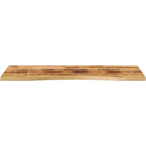 VidaXL Ploča za radni stol zaobljena 110x50x2,5 cm od drva manga Slike