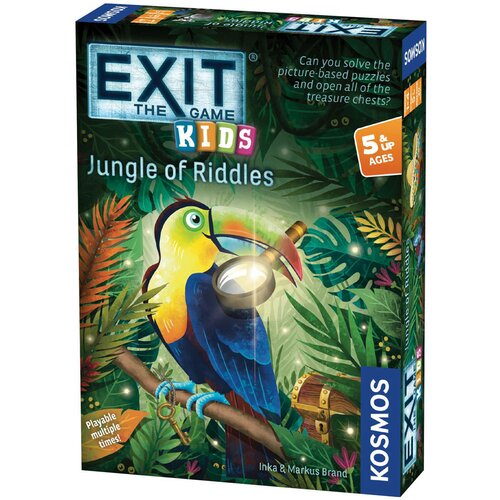 Kosmos društvena igra exit kids - jungle of riddles Slike