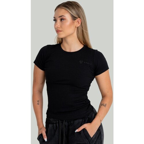 STRIX women‘s Ribbed Tee Black Slike