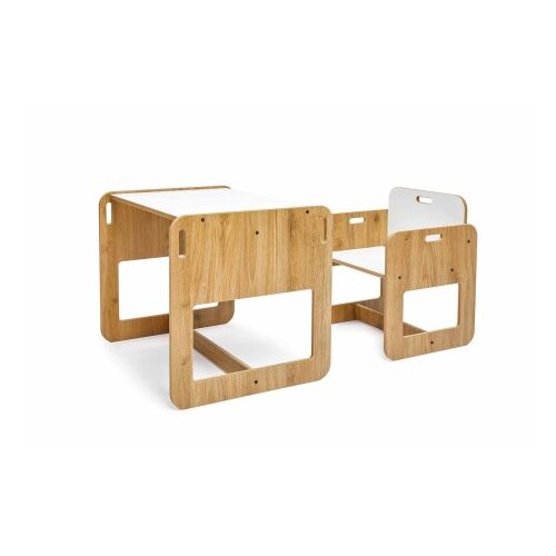 Hanah home Dječiji set Sto i stolica, 53x45x44.5cm, Bijela Slike