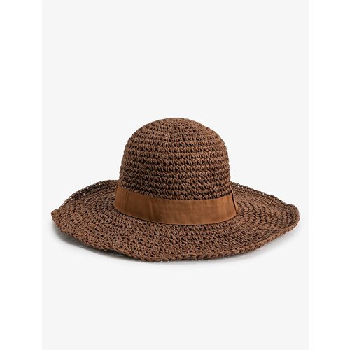 Koton Straw Hat Sombrero with Ribbon Detail Cene
