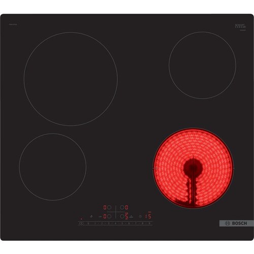 Bosch Serie 6 PKE611FP2E hob Black Built-in 60 cm Ceramic 4 zone(s) Cijene