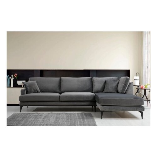  Ugaona garnitura Papira Corner Right (L3+Chl) Anthracite Slike