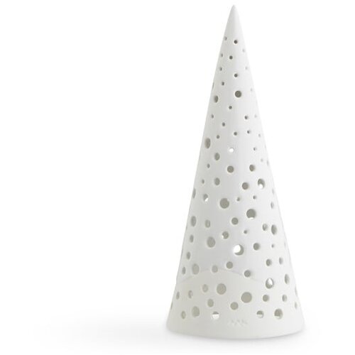 K&amp;auml;hler Design bijeli božićni porculanski svijećnjak Nobili, visina 19 cm Slike