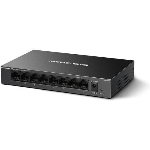 Mercusys 8-Port Gigabit Desktop MS108GS Switch – Energetski Efikasan, Kompaktan, Plug and Play Cijene