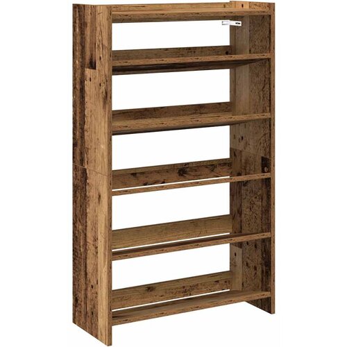 Maison Chic Regal za čevlje - Polica za čevlje starinski les 60x25x100 cm inženirski les, (21778213) Slike