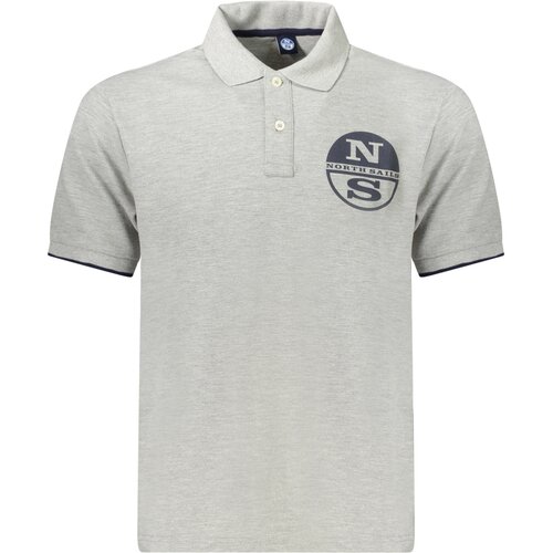North Sails MEN&amp;amp;#39;S SHORT SLEEVE POLO GREY Slike