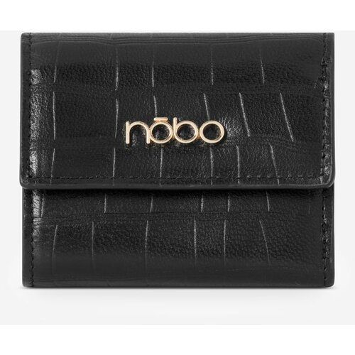 Kesi Nobo Women's Small Natural Leather Wallet Black Slike