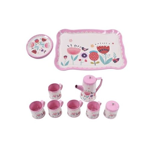  Kofer čajanka set cveće 14 elemenata ( 1040566 ) Slike