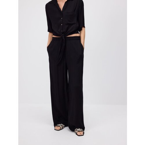 Reserved LADIES` TROUSERS - crno Cijene
