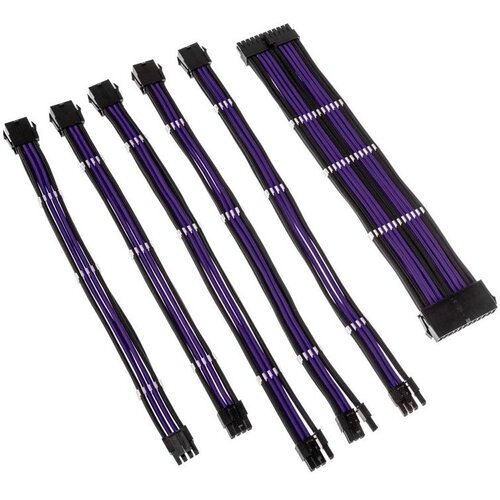 Kolink Core Adept Braided Cable Extension Kit - Jet Black /Titan Purple Cijene