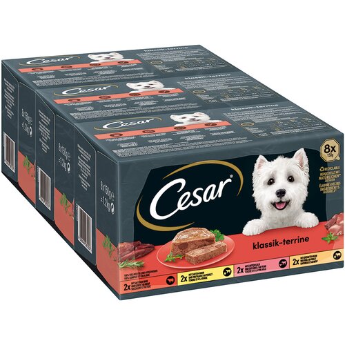 Cesar Classic Selection mije&amp;scaron;ano pakiranje - 24 x 150 g Slike
