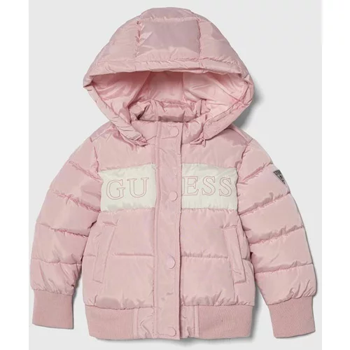 Guess Dječja jakna boja: ružičasta