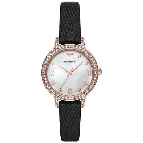 Emporio Armani Ura ženski, zlata barva Slike