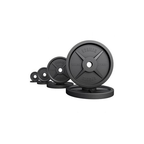  Gorilla sports Olimpijski tegovi od livenog gvožđa 50/51 mm 2,5 kg Slike