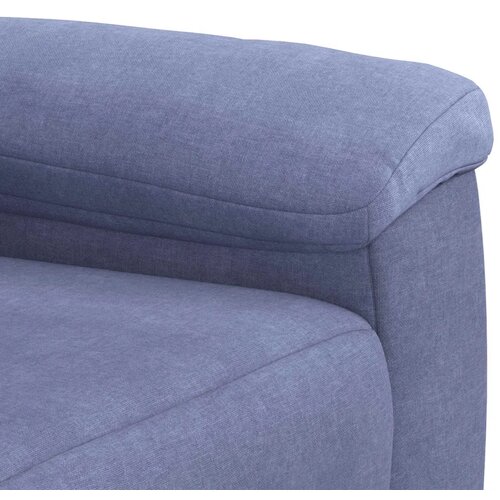  Set sofe 2 pcs Traper plava Tkanina - Trapere plave boje Jednostruka + Dvostruka (140 cm) Slike