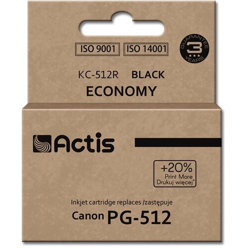 Actis KC-512R ink (replacement for Canon PG-512; Standard; 15 ml; black) Cijene